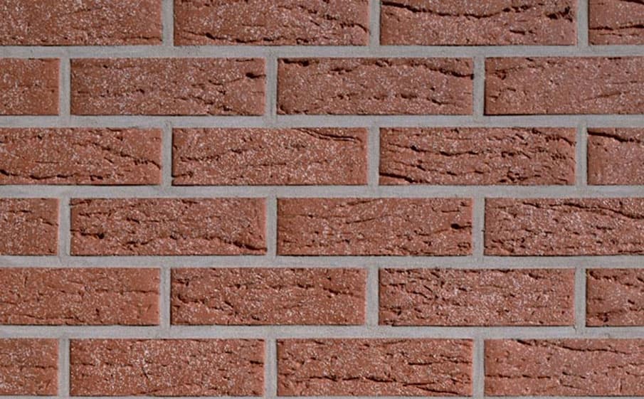 Клинкерная плитка Roben Vogtland Rot рельефная, 240*71*14 мм