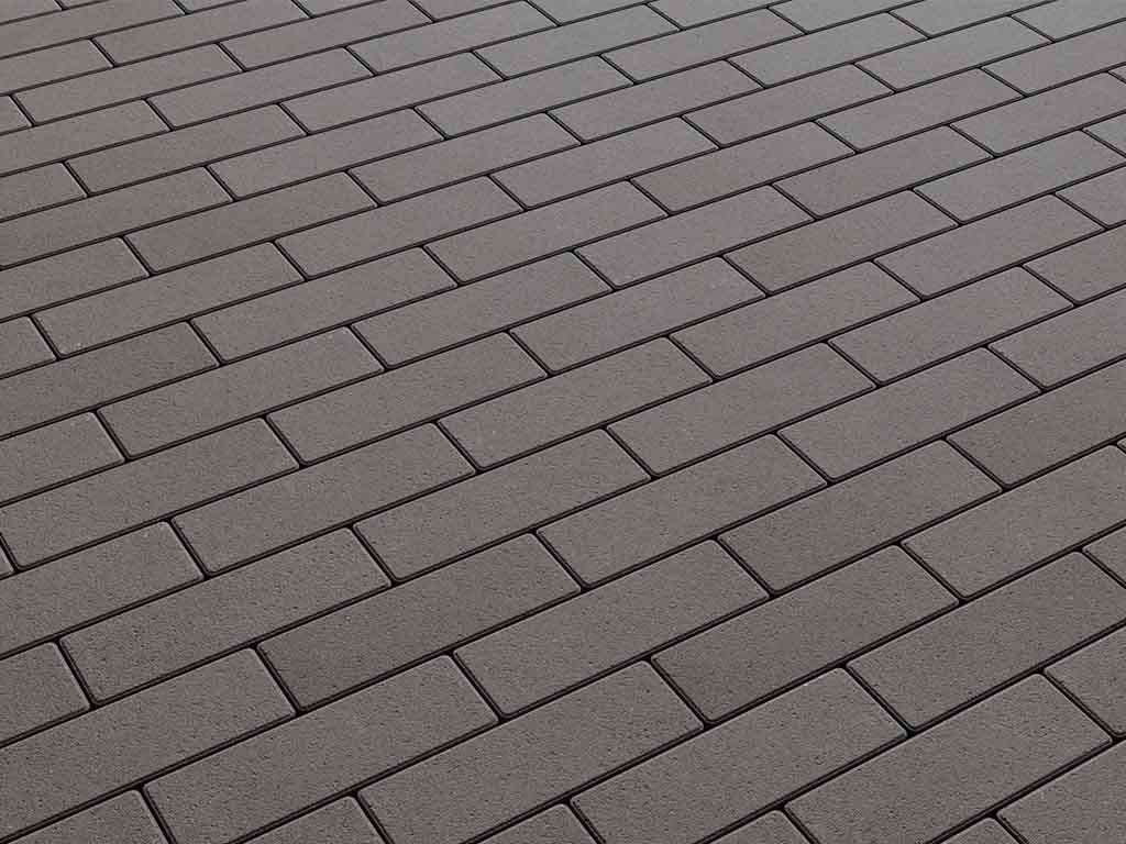 Плитка тротуарная Паркет Б.4.П.6 стандарт гладкий черный, 180*60*60 мм