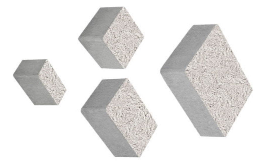 Плитка тротуарная Мюнхен Б.2.Фсм.6 стоунмикс белый, комплект 4 шт, толщина 60 мм