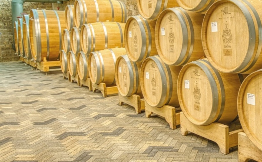 Плитка тротуарная Паркет Б.4.П.6 гранит желтый, 180*60*60 мм