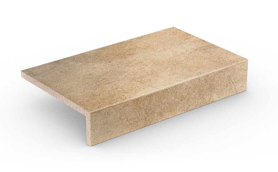 Клинкерная ступень прямоугольная Stroeher Keraplatte Aera, 725 faveo, 294х175х52х10 мм