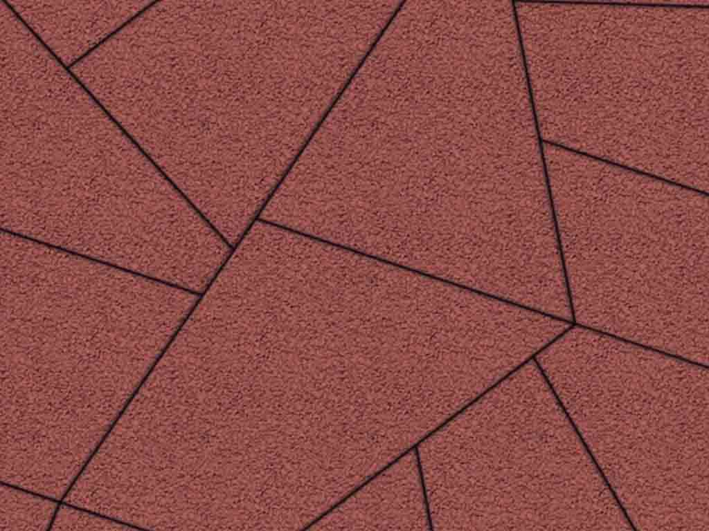 Плитка тротуарная Оригами Б.4.Фсм.8 гранит красный, комплект 6 шт, толщина 80 мм