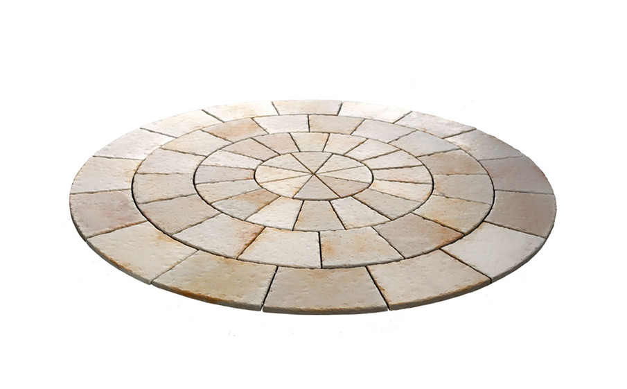 Тротуарная плитка радиальная White Hills, R4 901-24