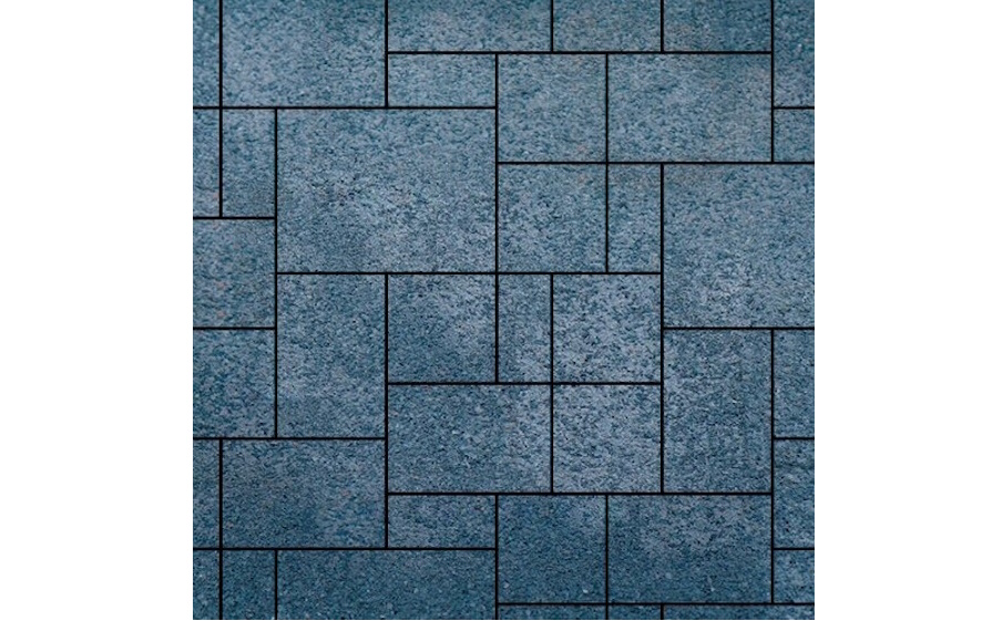 Плитка тротуарная SteinRus Инсбрук Альпен Б.7.Псм.6, Backwash, Байкал, толщина 60 мм