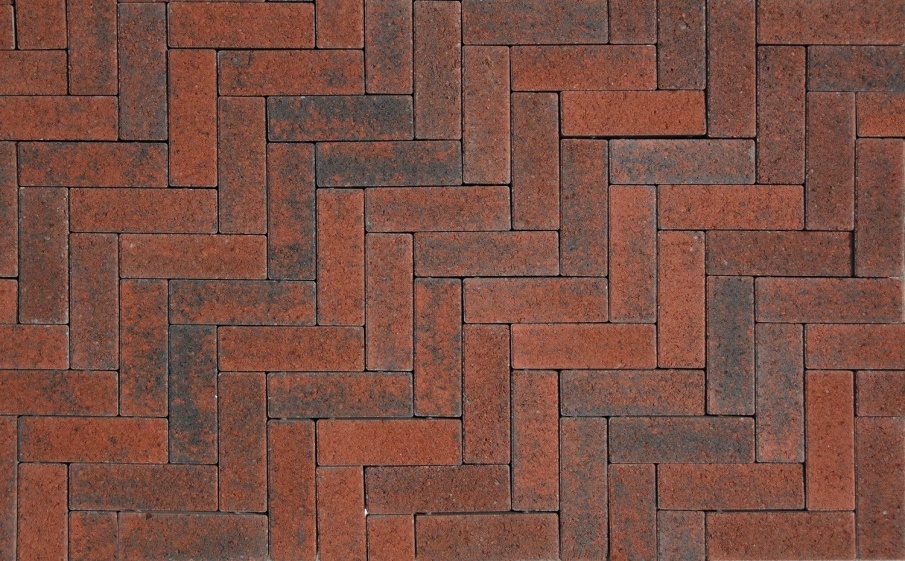 Плитка тротуарная Прямоугольник А.2.П.4 листопад гладкий клинкер, 200*100*40 мм