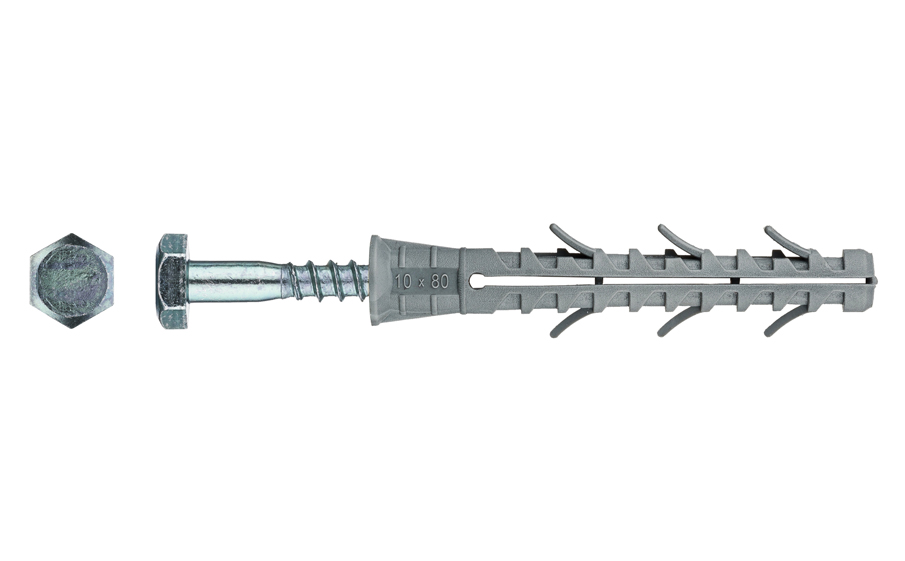 Фасадный дюбель TSX-S TECH-KREP, 10*80 мм, 50 шт/уп, 14 упаковок