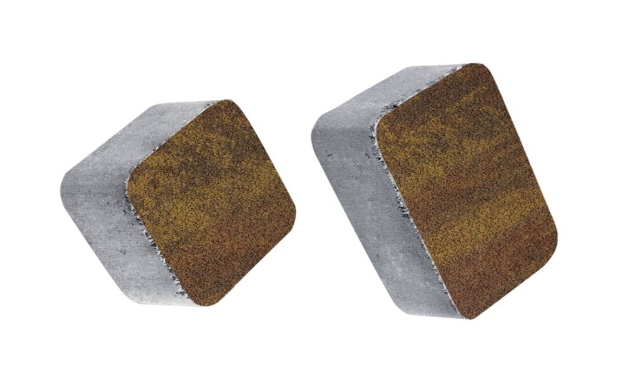 Плитка тротуарная Классико А.1.КО.4 листопад гранит осень, комплект 2 шт, толщина 40 мм