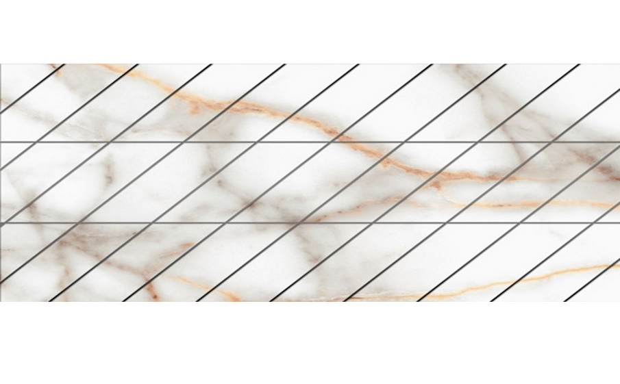 Фальшмозаика Corner Ametis Supreme SM03, полированный, левый, 598*298*10 мм