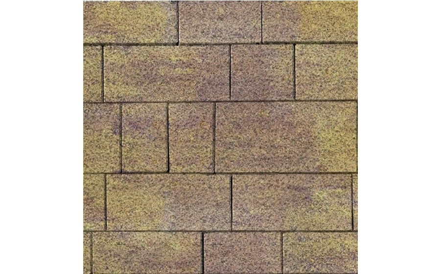 Плитка тротуарная SteinRus Инсбрук Тироль Б.4.Псм.6 Native, ColorMix Тахель, толщина 60 мм