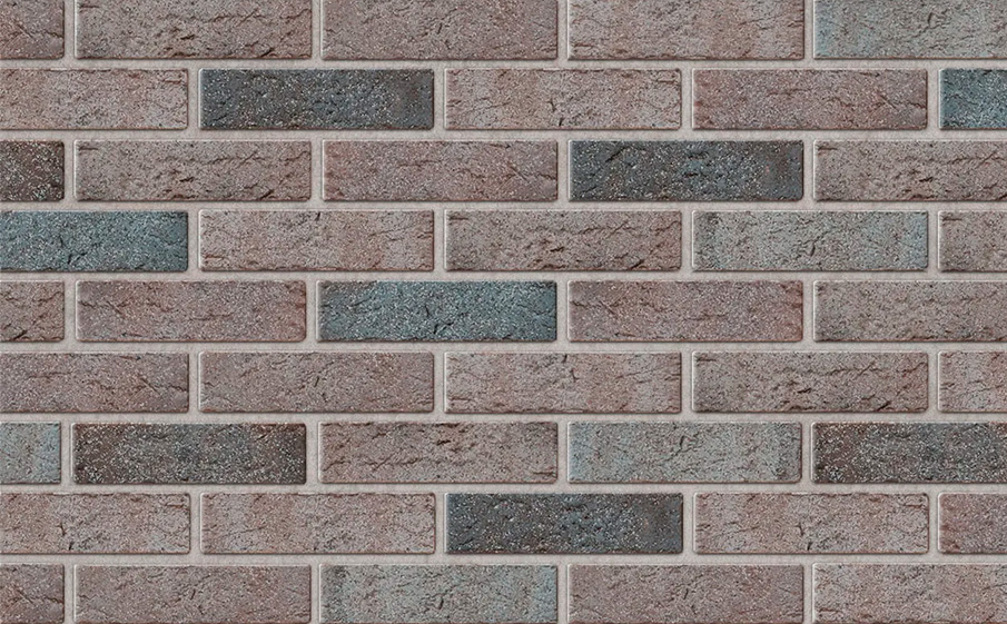 Кирпич облицовочный Славянский КЗ Манчестер-Антик с рельефной фаской, 250*120*65 мм