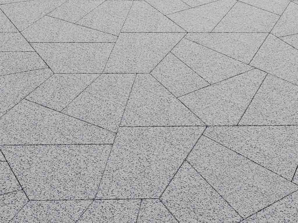 Плитка тротуарная Оригами Б.4.Фсм.8 стоунмикс белый с черным, комплект 6 шт, толщина 80 мм