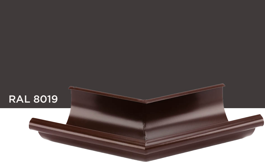 Внешний угол Galeco 135 градусов для системы STAL D 120/90 мм, RAL 8019