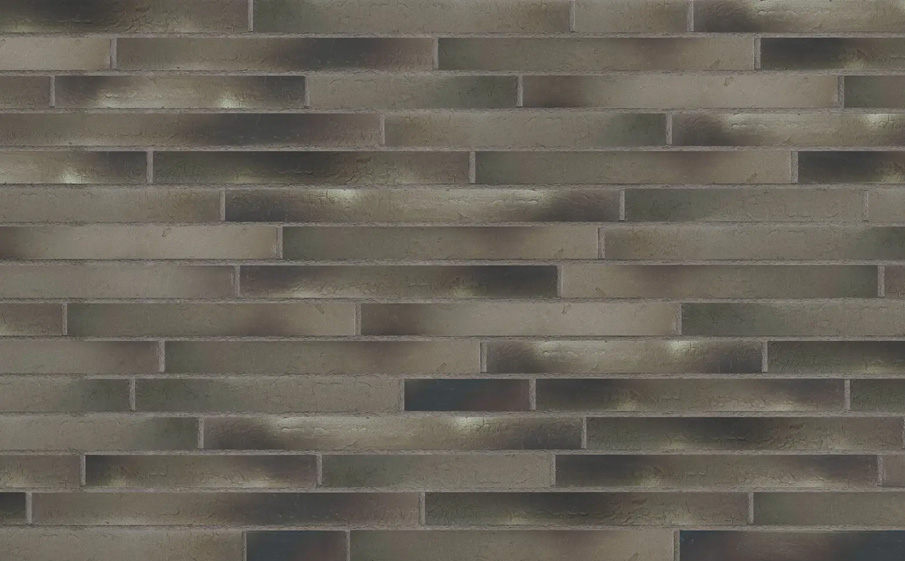 Клинкерная плитка под кирпич Terramatic Forta Grey AВ, 390*40*14 мм