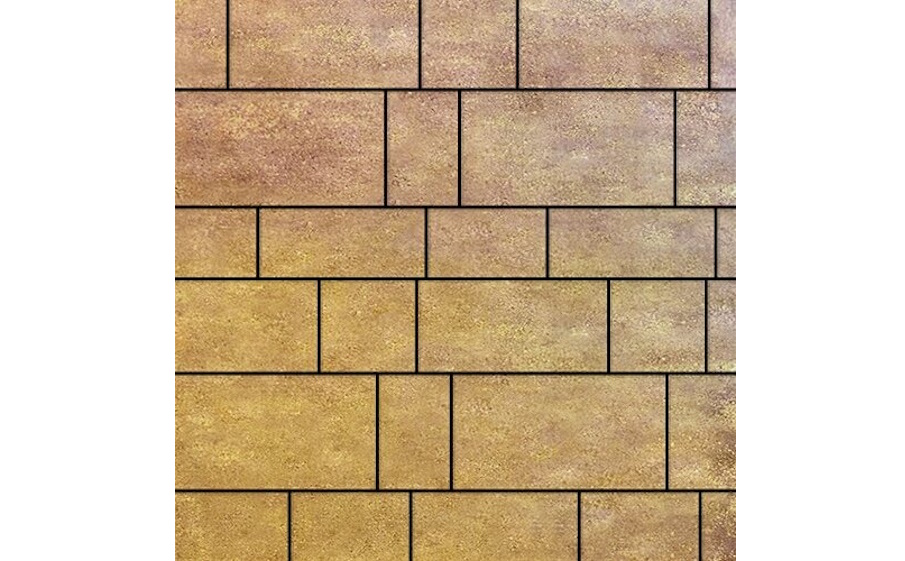 Плитка тротуарная SteinRus Инсбрук Тироль Б.4.Псм.6 гладкая, ColorMix Брайс, толщина 60 мм