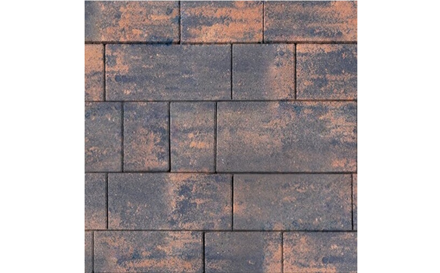 Плитка тротуарная SteinRus Инсбрук Тироль Б.4.Псм.6 гладкая, ColorMix Айвори, толщина 60 мм