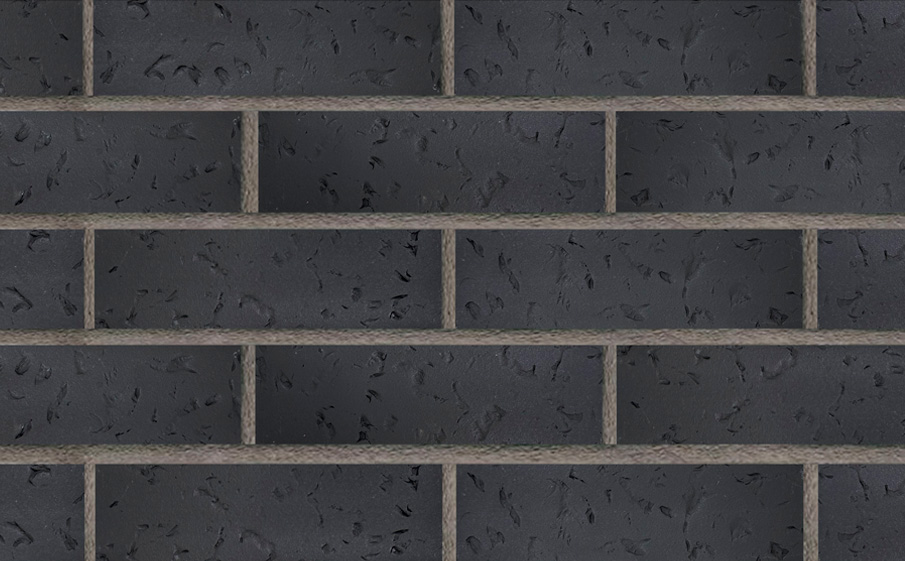 Клинкерная плитка под кирпич Terramatic Moon Black AB, 240*71*14 мм