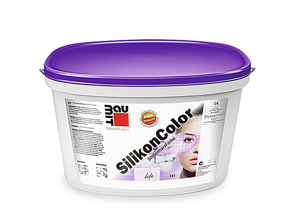 Фасадная силиконовая краска Baumit SilikonColor, база, 14 л