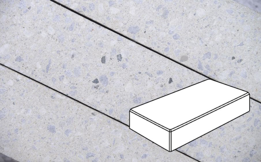 Плитка тротуарная Готика Granite FINO, Картано В.3.П.8, Мансуровский 300*150*80 мм