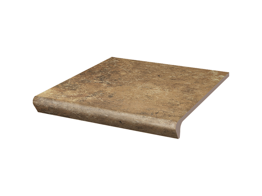 Клинкерная ступень с капиносом Paradyz Arteon, Ochra, 330*300*11 мм