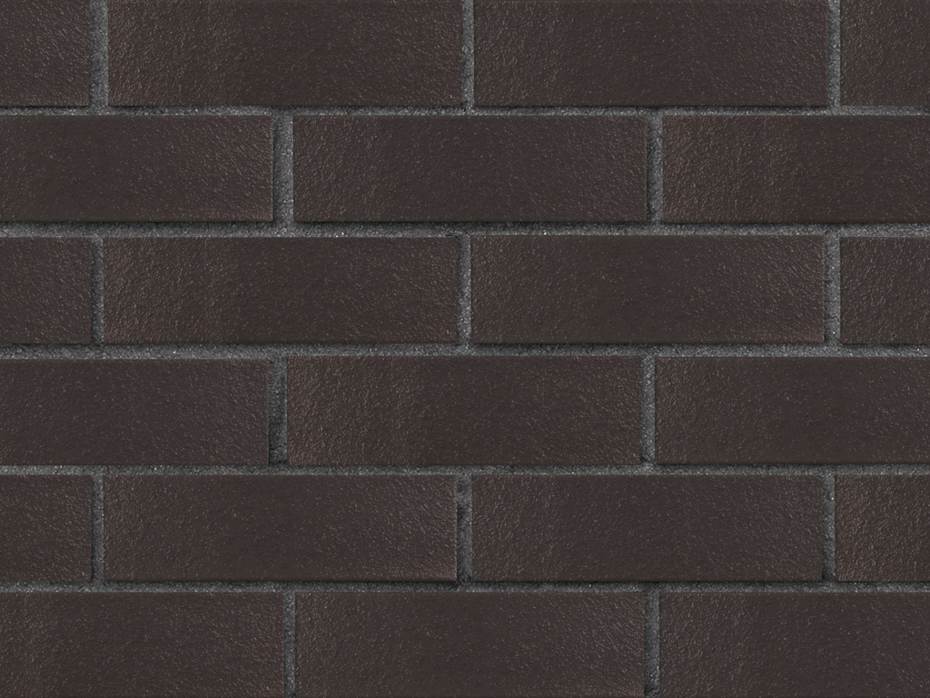 Кирпич клинкерный ЛСР Рейкьявик черный ангоб глянцевый гладкий, 250*85*65 мм