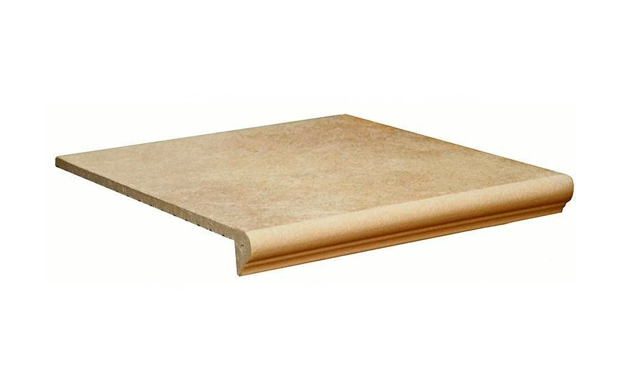 Клинкерная ступень-флорентинер Interbau Alpen золотистый песок 044, 310*320*9 мм