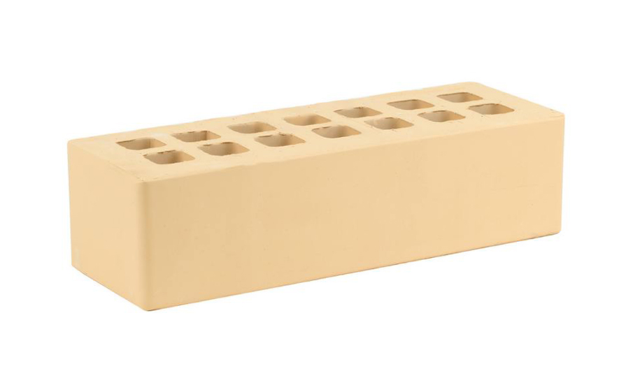 Кирпич облицовочный Железногорский КЗ соломенный гладкий 250*85*65 мм