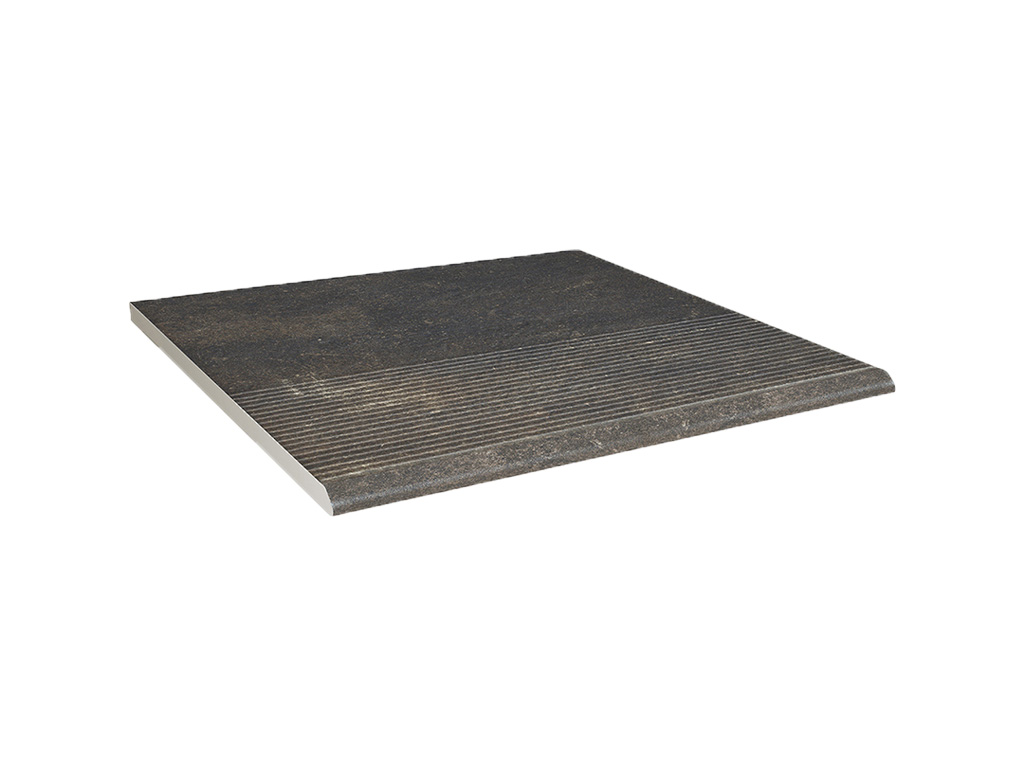 Клинкерная ступень с насечками Paradyz Scandiano, Brown, 300*300*8,5 мм