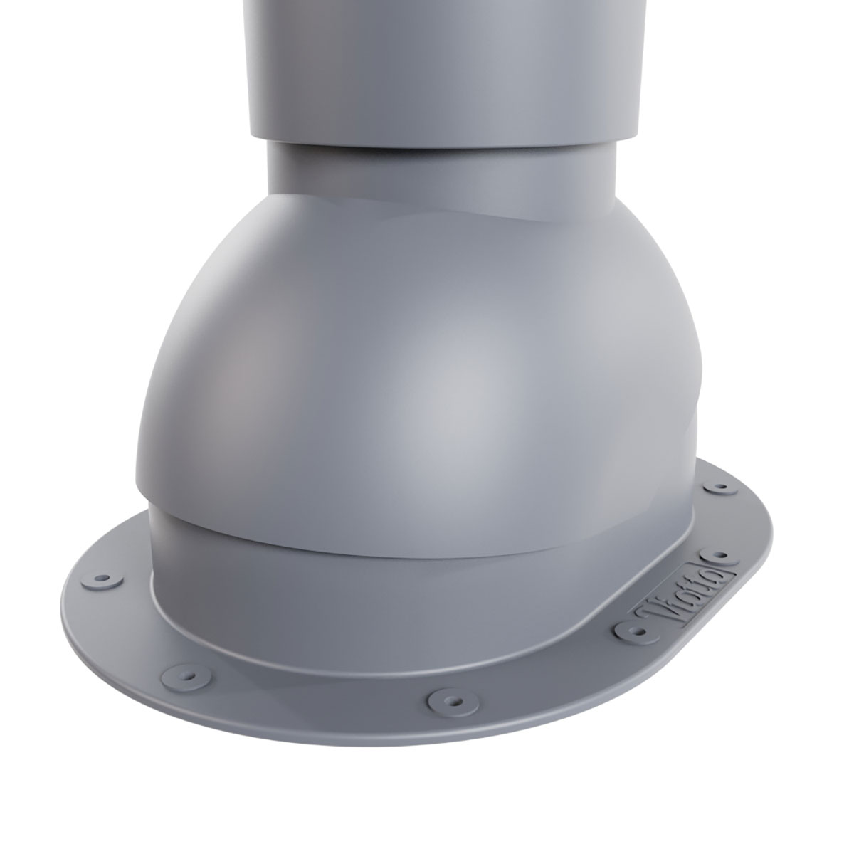 Труба вентиляционная Viotto для готовой мягкой и фальцевой кровли d=110 мм утепленная, RAL 7024 графит