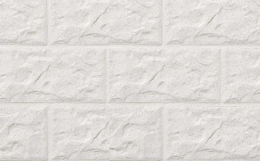 Керамогранит для цоколя Stroeher Kerabig KS 01 weis рельефная, 302*148*12 мм