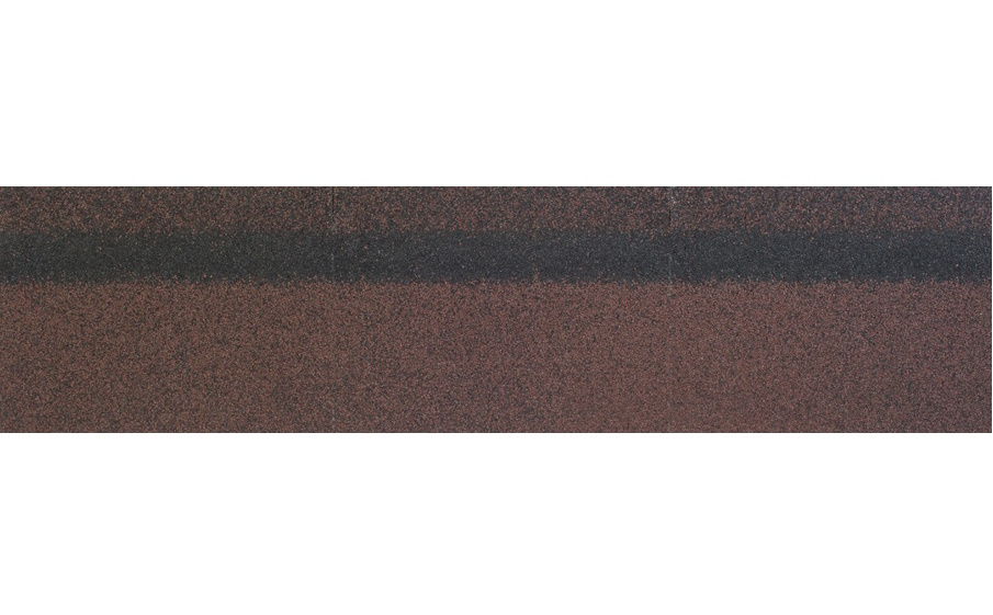 Коньково-карнизная черепица SHINGLAS коричневый экстра