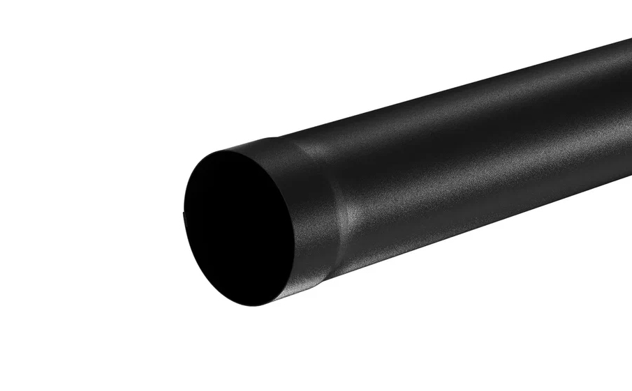 Труба водосточная Aquasystem PE dRain RAL 9005 для системы D 125/90 мм, 3 м