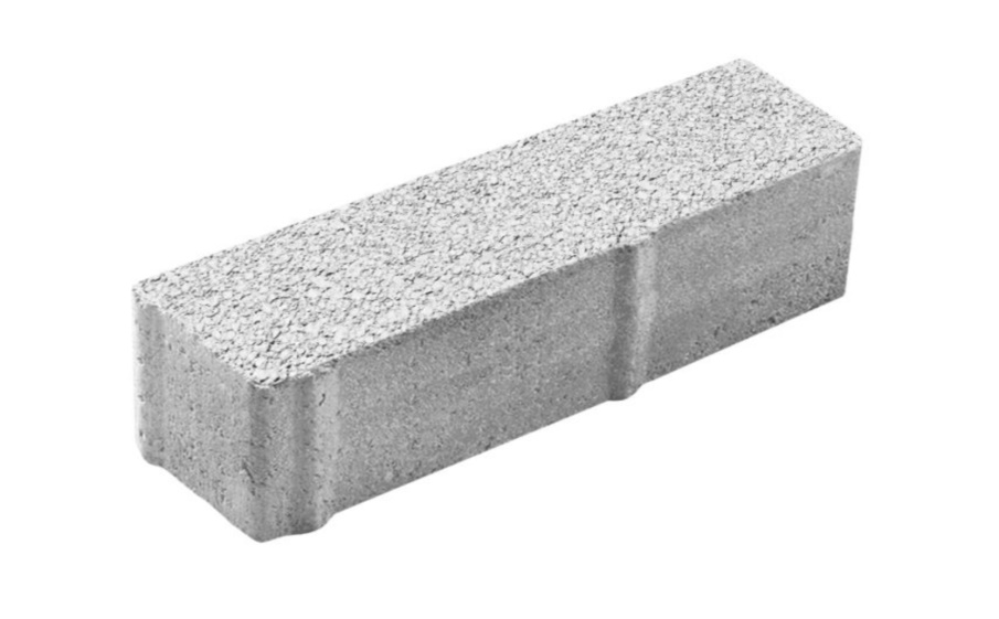 Плитка тротуарная Прямоугольник Б.8.П.8 гранит белый, 360*80*80 мм