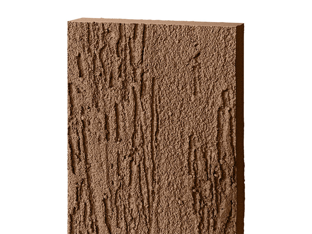 Фиброцементная панель БЕТЭКО Короед RAL 8007 (палево-коричневый), 3000*1200*8 мм