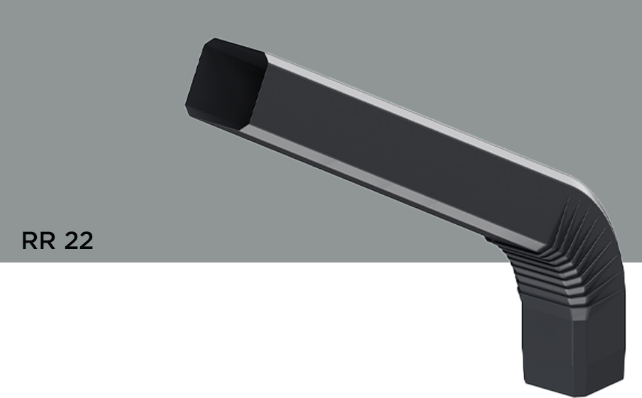 Нижнее колено Orima RR 22 для системы D 110/85*85 мм