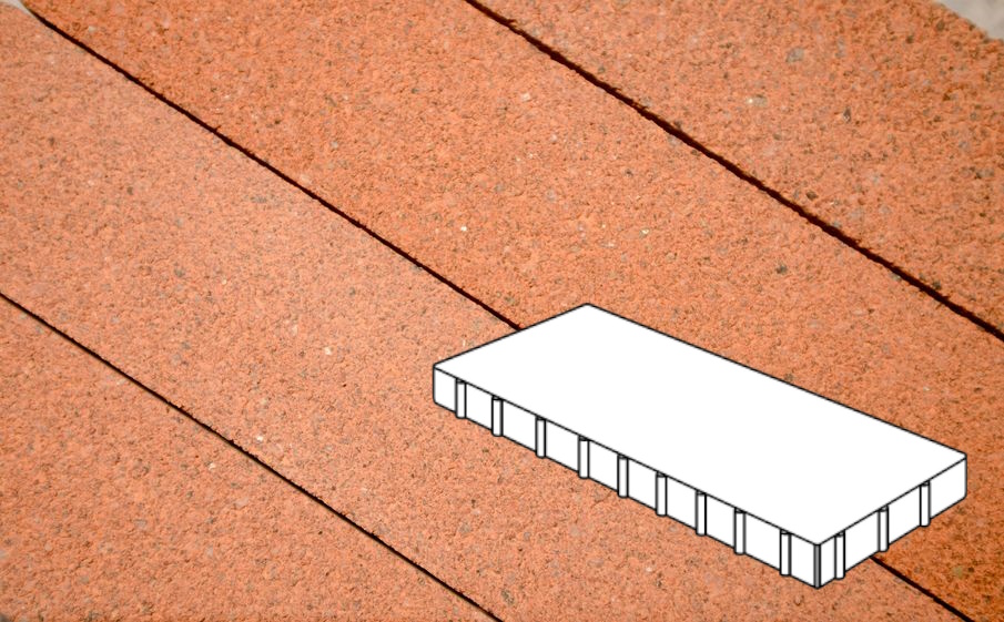 Плитка тротуарная Готика Premium Silver, Плита Б.9.П.10, №15, 900*300*100 мм