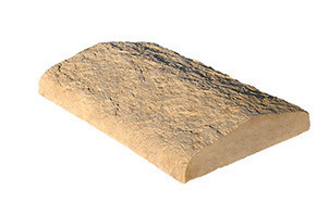 Бетонная 2-х скатная накрывочная плита White Hills, цвет 750-80