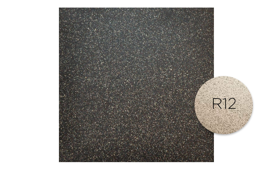 Технический керамогранит Roben VIGRANIT Schwarz-grau Feinkorn R12, 200*200*15 мм