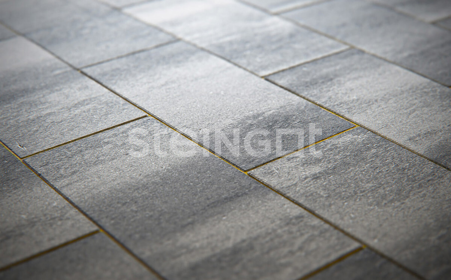 Плитка тротуарная Steingot Color Mix, Прямоугольник, Штайн Сильвер, 600*300*80 мм