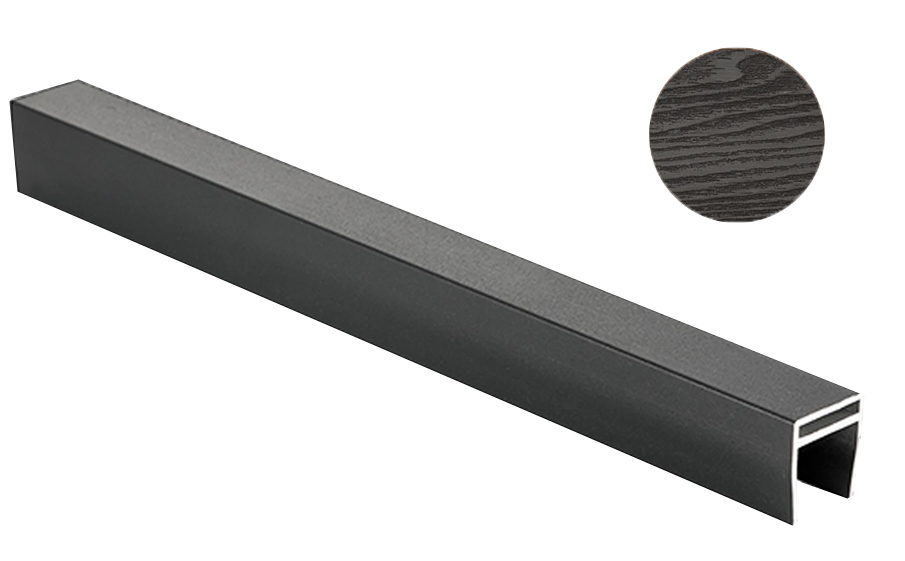 U-профиль CM Fencing 2000*27*30 мм Эбен