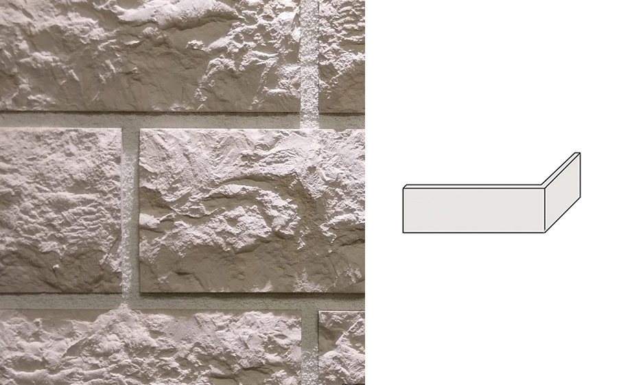 Облицовочный камень Redstone угловой элемент Мелен MN-10/U