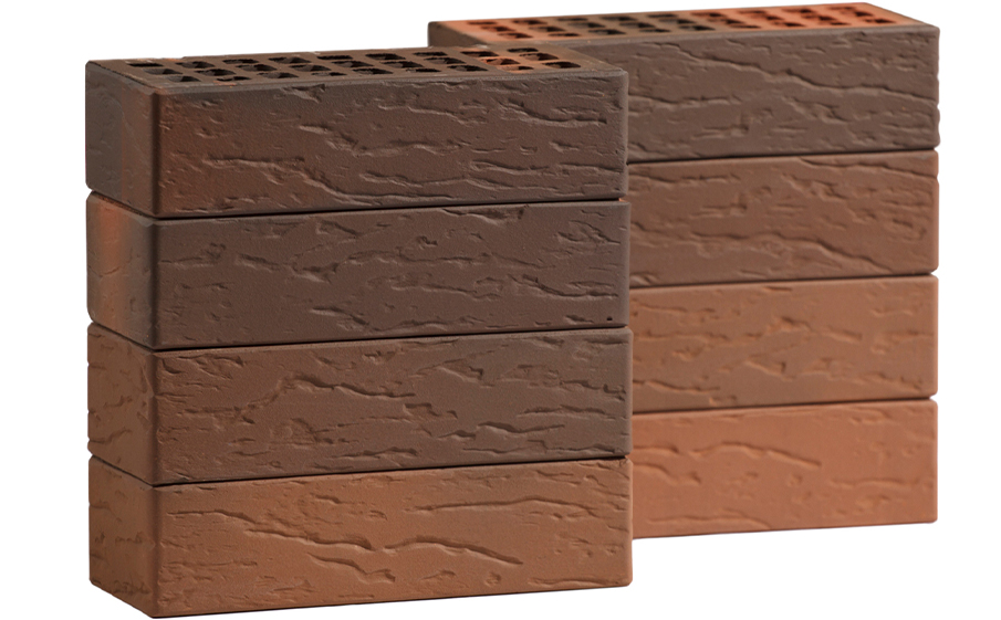 Кирпич облицовочный VOLGABRICK №70 флэш рустированный 250*120*65 мм