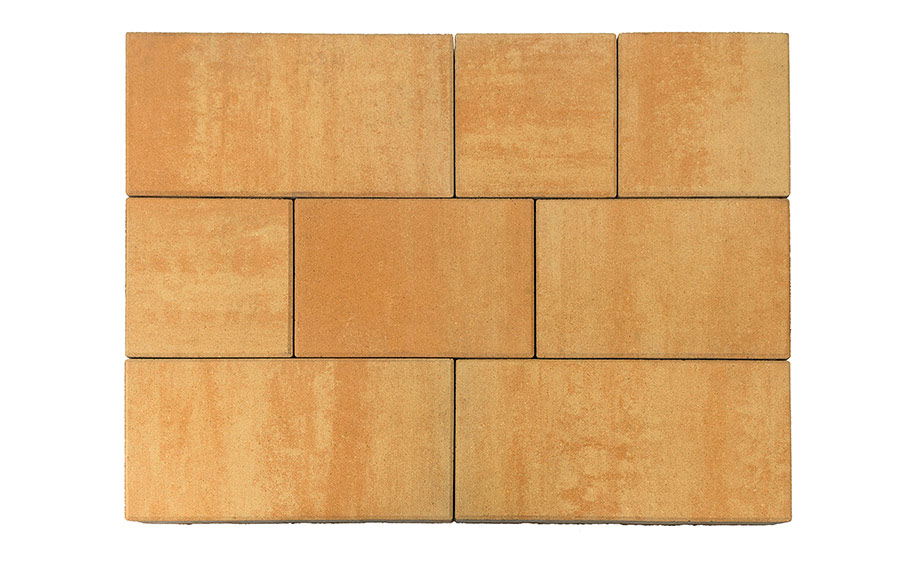 Плитка тротуарная BRAER Триада Color Mix Сахара, толщина 60 мм