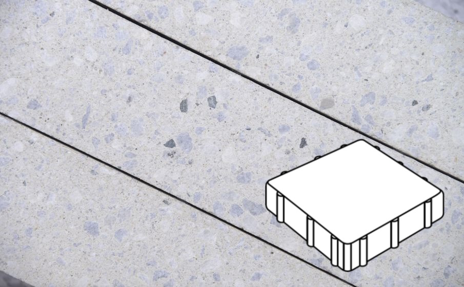 Плитка тротуарная Готика, Granite FINO, Квадрат В.3.К.8, Мансуровский, 300*300*80 мм