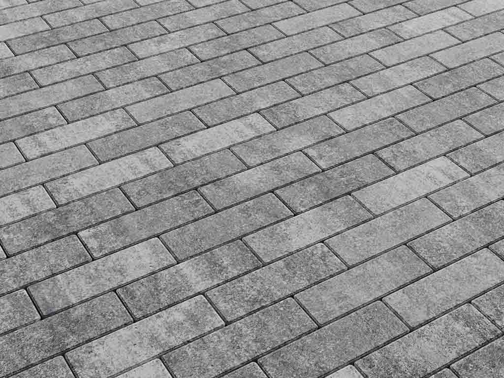 Плитка тротуарная Паркет Б.4.П.6 искусственный камень шунгит, 180*60*60 мм 