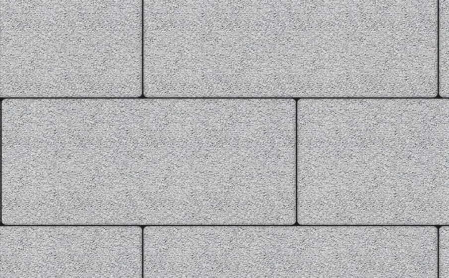 Плитка тротуарная Прямоугольник Б.5.П.8 гранит белый, 600*300*80 мм