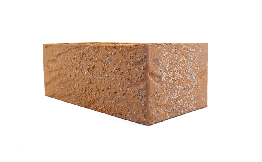 Кирпич облицовочный Губский КЗ, песчаник, морковный, 250*120*65 мм