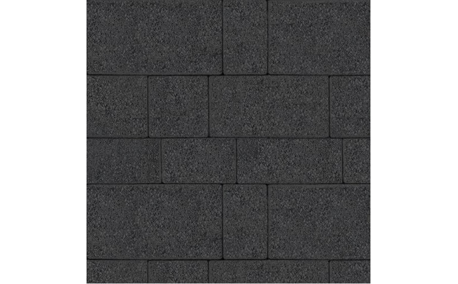 Плитка тротуарная SteinRus Инсбрук Тироль Б.4.Псм.6, Old-age, черный, толщина 60 мм