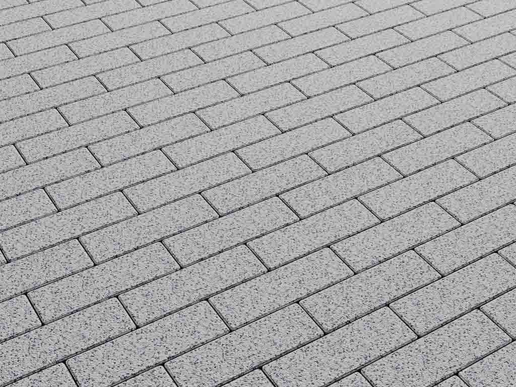 Плитка тротуарная Паркет Б.4.П.6 стоунмикс белый с черным, 180*60*60 мм