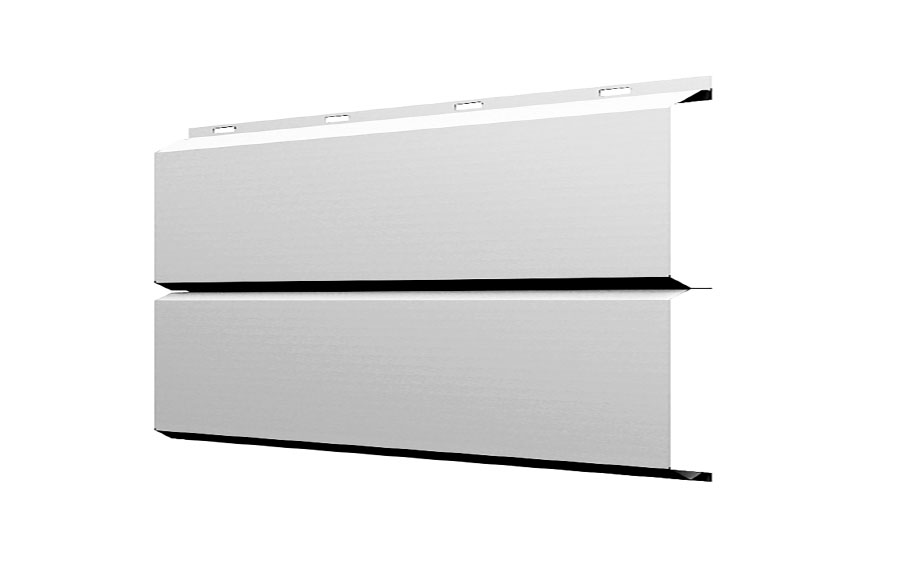 Софит Grand Line ЭкоБрус без перфорации 0,345, 0,5 Satin с пленкой RAL 9003