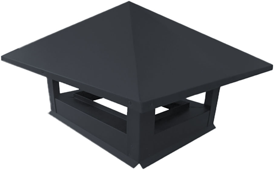 Дымник на трубу Grand Line 520*390 мм Drap TX RAL 7024